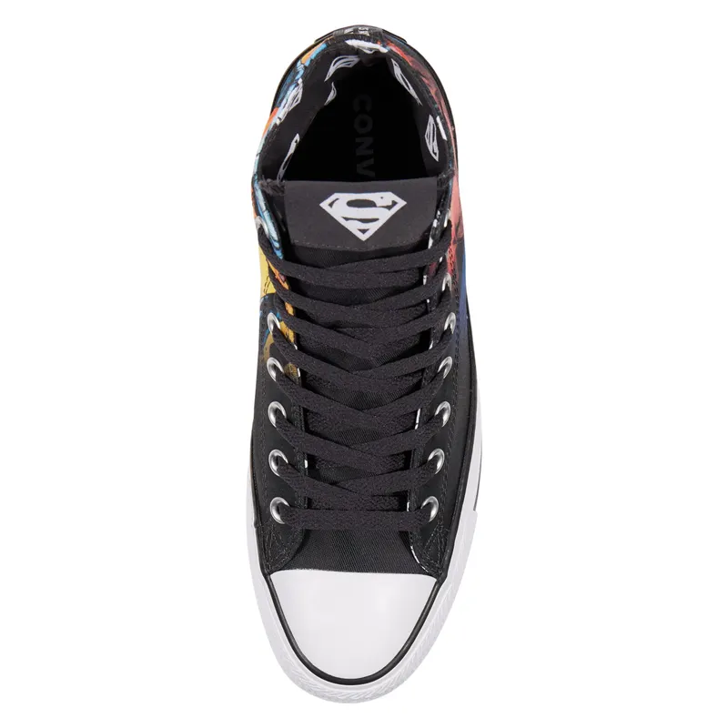 Converse Chuck Taylor All-Star Hi DC Comics Superman (W) Black/Multi-White (161389C)