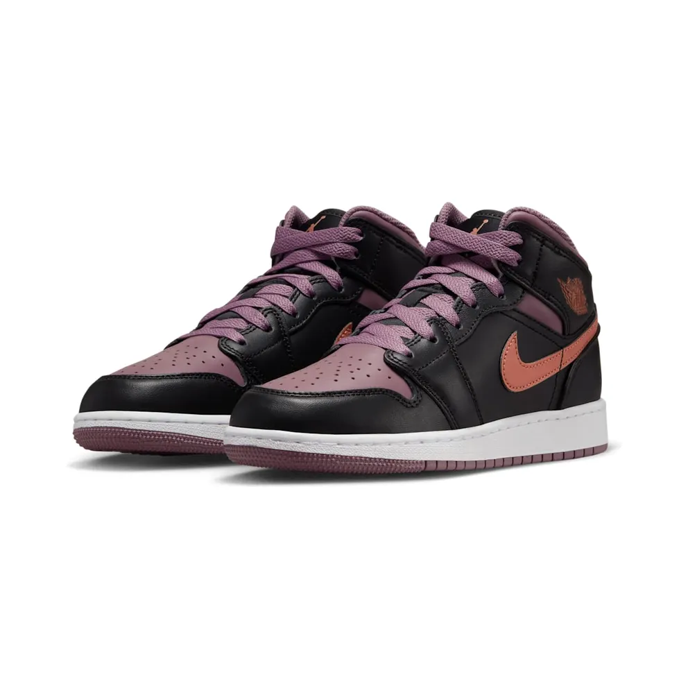 Air Jordan Retro 1 Mid SE GS “Black Sky J Mauve” (FB9909-008)