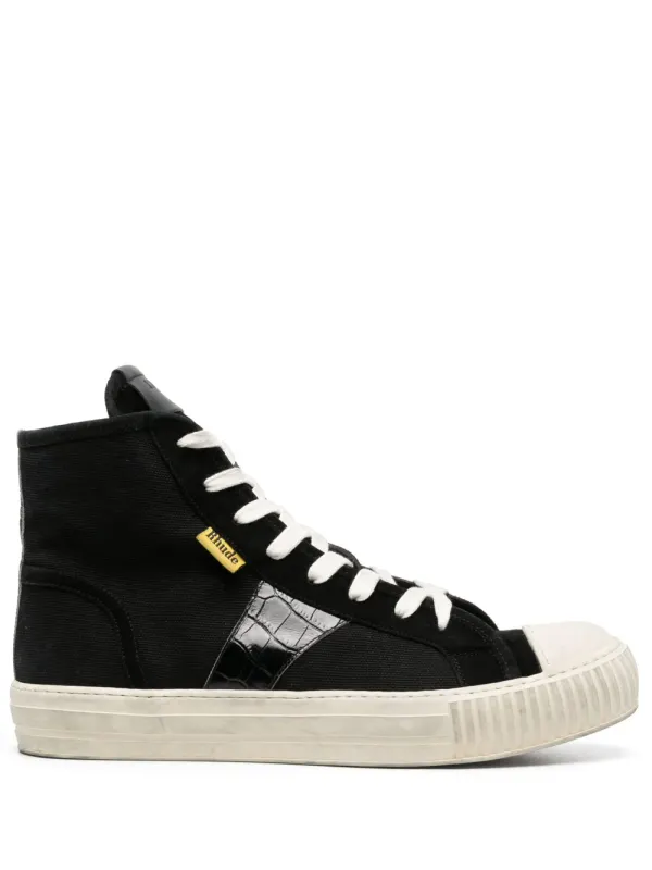 Rhude Bel Airs High Black Croc (RHPF23FO03975-119)