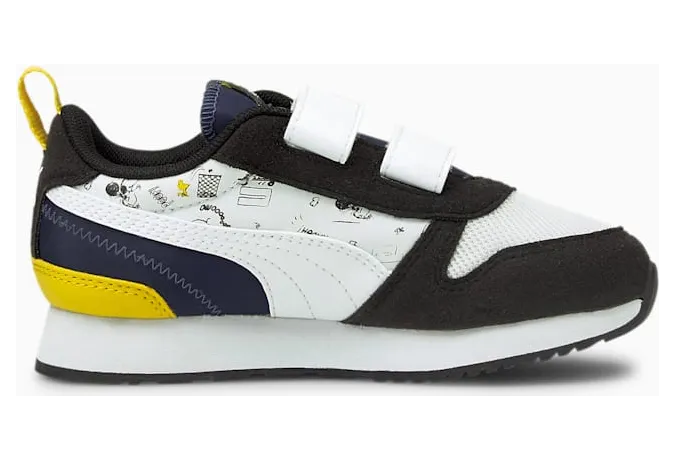 Puma x PEANUTS R78 V kinderen Blauw/Zwart/Wit (375743-01)