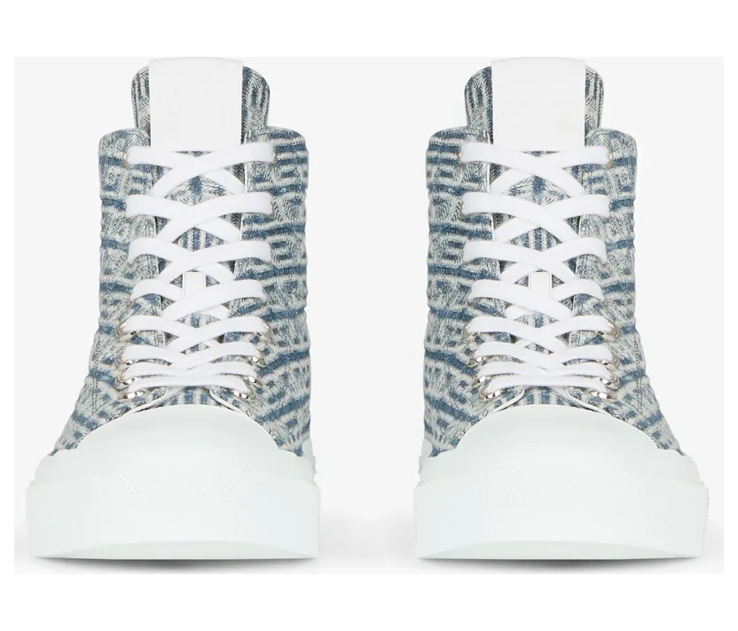Givenchy City high-top sneakers in 4G jacquard (BH005LH18M-457) (2)