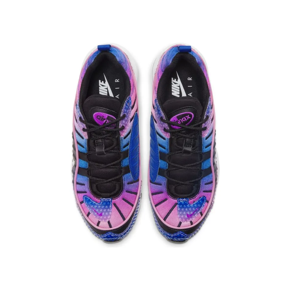 Nike Air Max 98 (W) Bubble Pack Black Hyper Blue/White-Magic Flamingo-Black (CI7379-400)