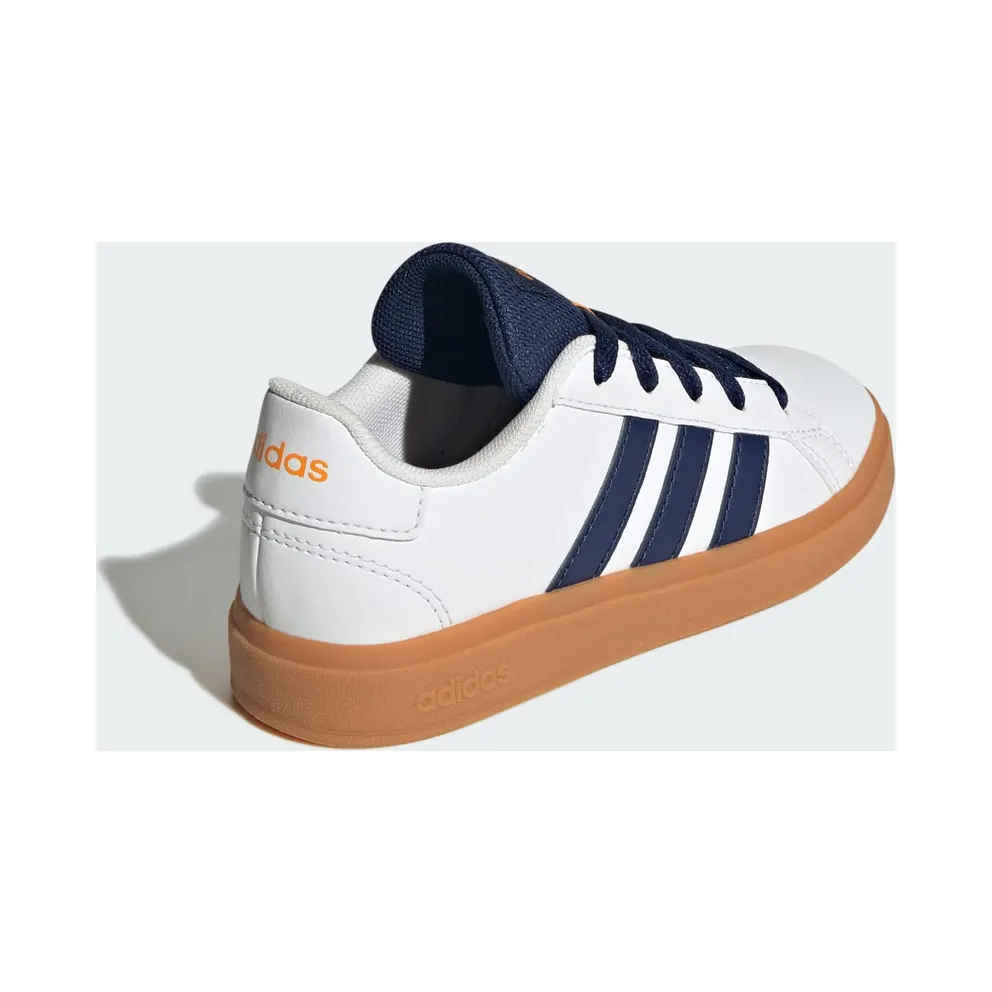 Adidas Grand Court Lifestyle Tennis Lace-Up Cloud White / Dark Blue / Gum (JI0969)
