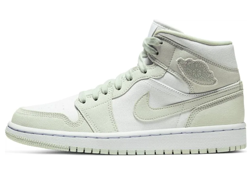 Air Jordan 1 Mid ‘Spruce Aura’ “White / Spruce Aura” (CV5280-103)