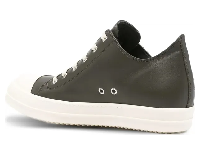 Rick Owens Low Sneaks “Green/Neutrals” (RU02E1891 LCO 2511) (3)