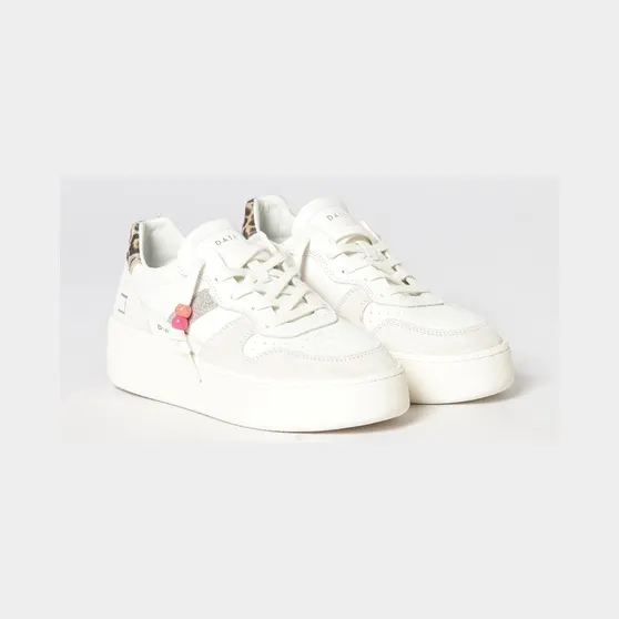 D.A.T.E D. A.T. E. Platform Sneakers in Leather Multicolor (W441CPVCWD)