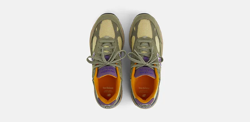 New Balance 993 “Made in USA – Olive Leaf / Maize” (U993OL)