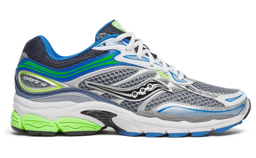 Saucony ProGrid Omni 9 “Grey Slime Blue” (S70739-59)