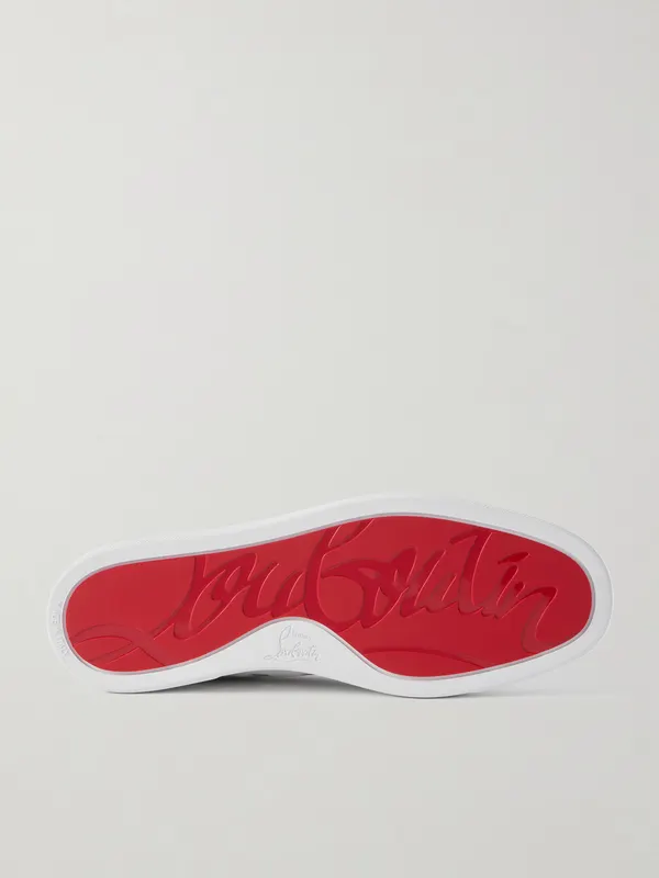 Christian Louboutin St Louis Leather Slip-On Sneakers White (3250668) (3)