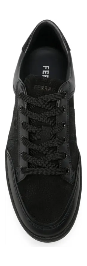 Ferragamo Gancini Panelled Leather “Black” (02B081 0798331 M NERO) (4)