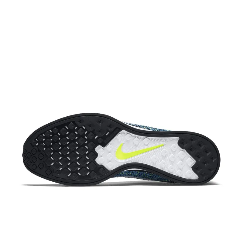 Nike Flyknit Racer Blue Cactus Blue Glow/White/Black (526628-402)