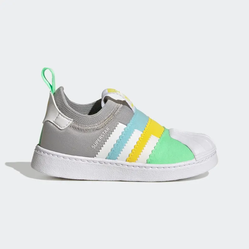 Adidas Superstar 360 Twist Grey Two / Cloud White / Beam Green (GW4720)