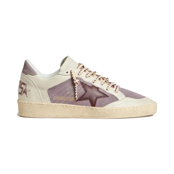 Golden Goose mit Lederstern Violett (GWF00327F007309)