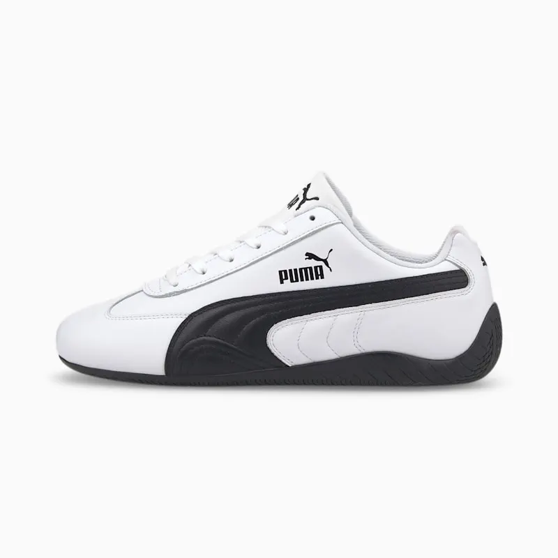 Puma Speedcat Shield Lth Driving Shoes White/Black (387054-01)