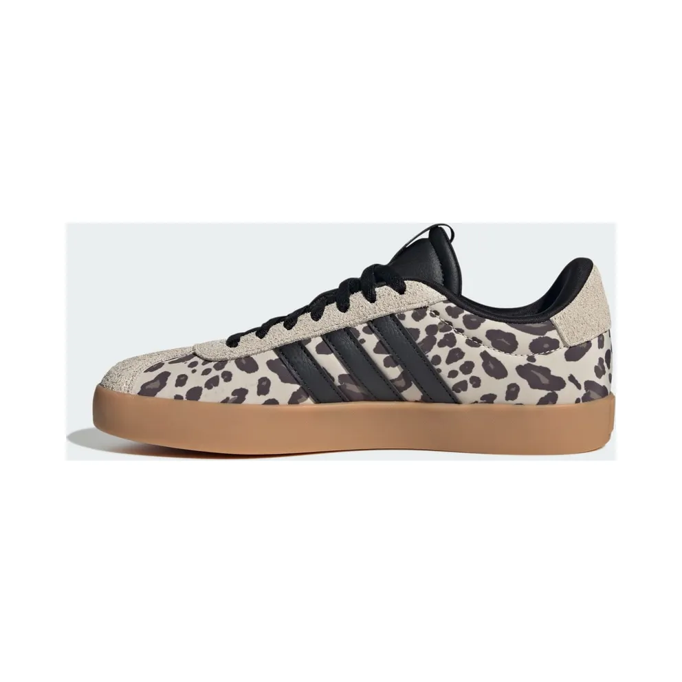 Adidas VL COURT 3.0 Crystal Linen / Core Black / Khaki Six “Leopard” (KI2689)