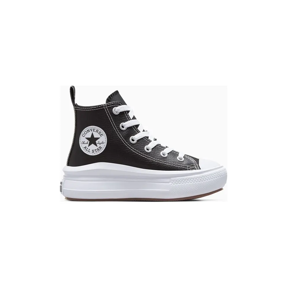 Converse Chuck Taylor All Star Move Platform Leather Black/Black/White (A02067C)