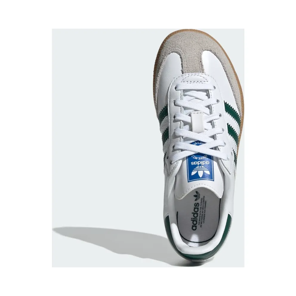 adidas Samba OG Kids Cloud White / Collegiate Green / Gum (IE1334)