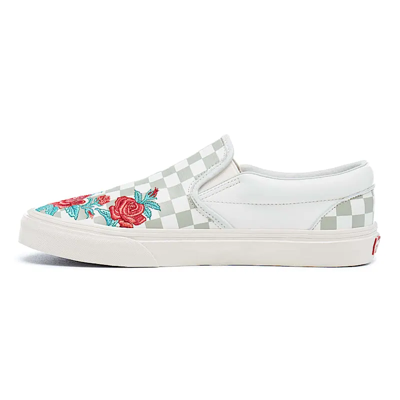 Vans Slip-On Rose Embroidery Marshmallow/Turtledove (VN0A38F8QF9)