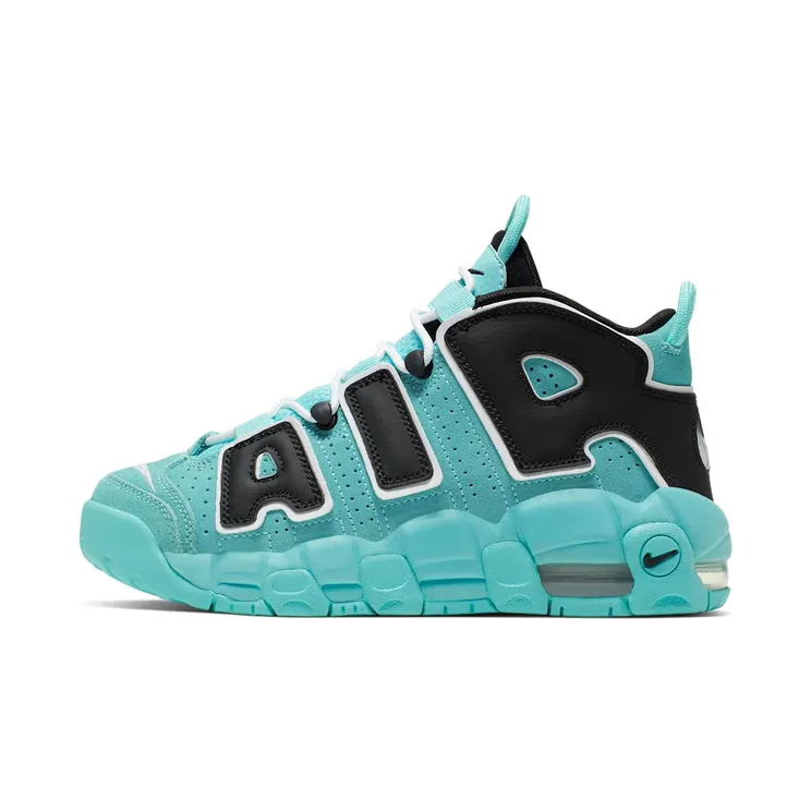Nike Air More Uptempo GS “Light Aqua / White / Black” (415082-403)