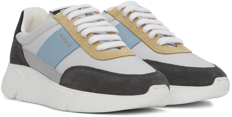 Axel Arigato Gray & Blue Genesis Vintage Sneakers (F0084083)