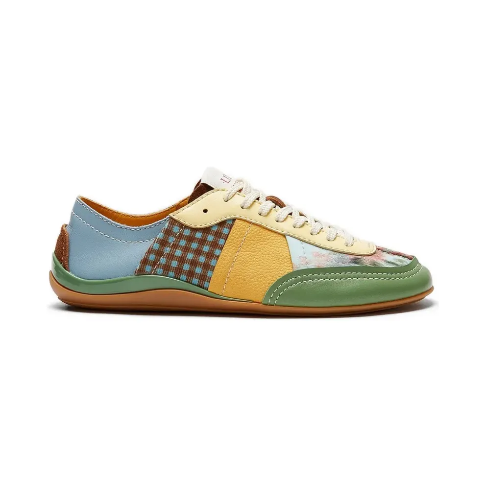 LILI CURIA Zola with patchwork – Green (LC610218XM)