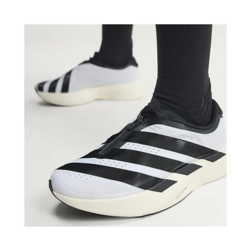 Adidas Adizero EVO SL ZIP Cloud White / Core Black / Silver Metallic (KI4796)
