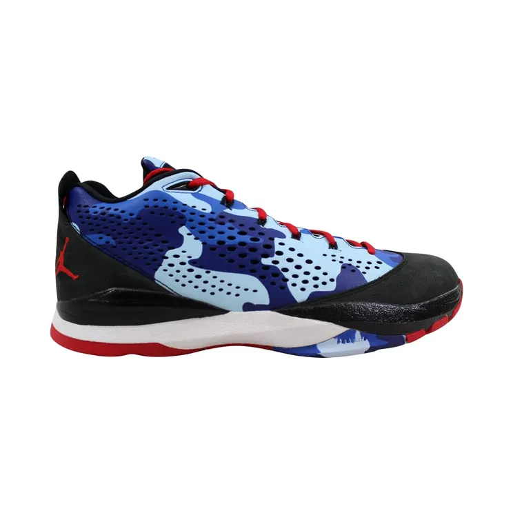 Air Jordan CP3 VII 7 Black/Sport Red-Chambray Blue-Game Royal (616805-012)