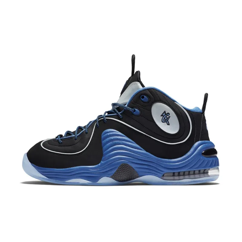 Nike Air Penny II Varsity Royal Black/Varsity Blue-Metallic Silver (333886-005)