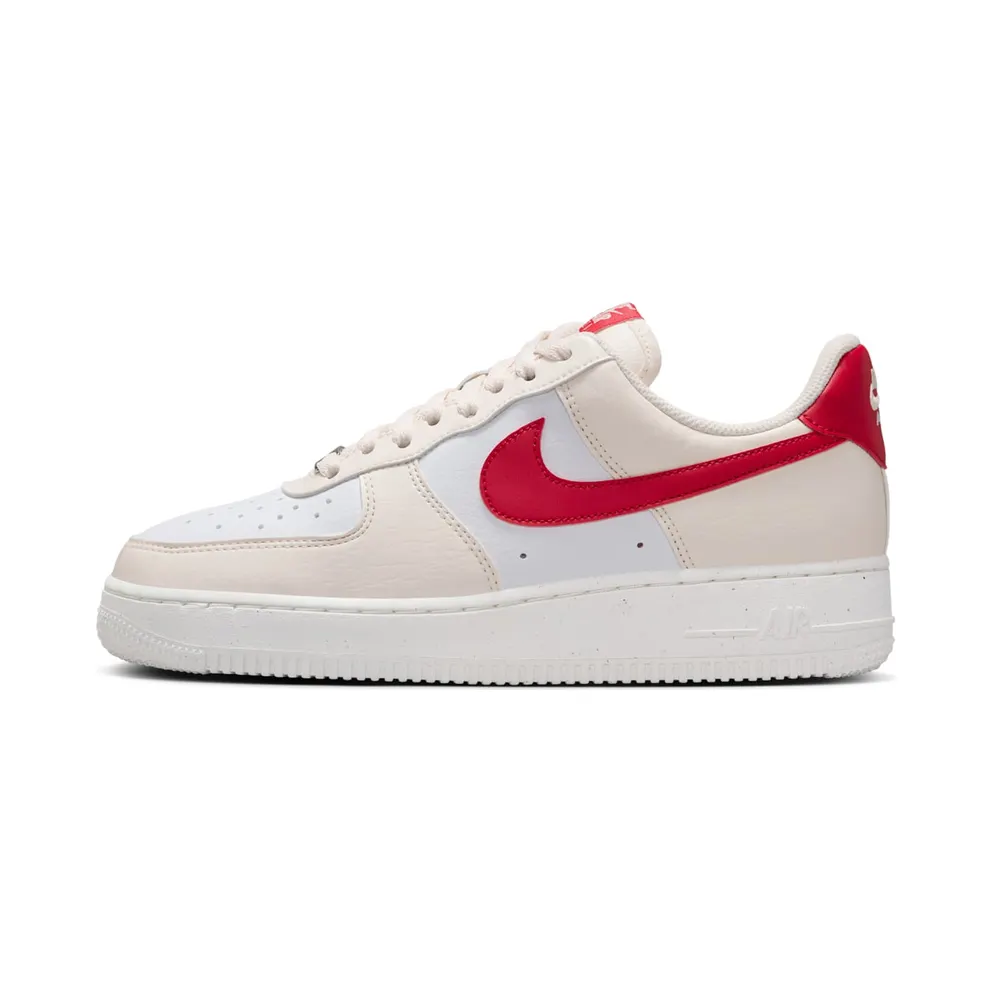 Nike Air Force 1 Low ’07 “Next Nature Pale Ivory University Red” (DC9486-109)