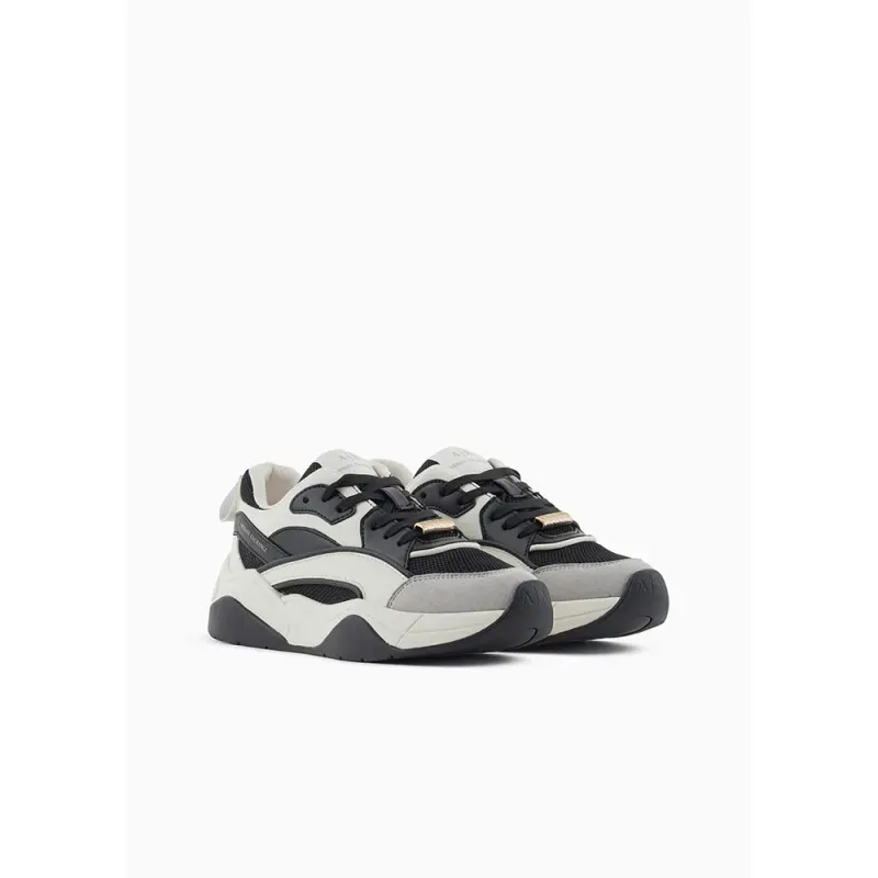 Armani Exchange Armani sneaker Black / Off White (XDX170XV896N81438)
