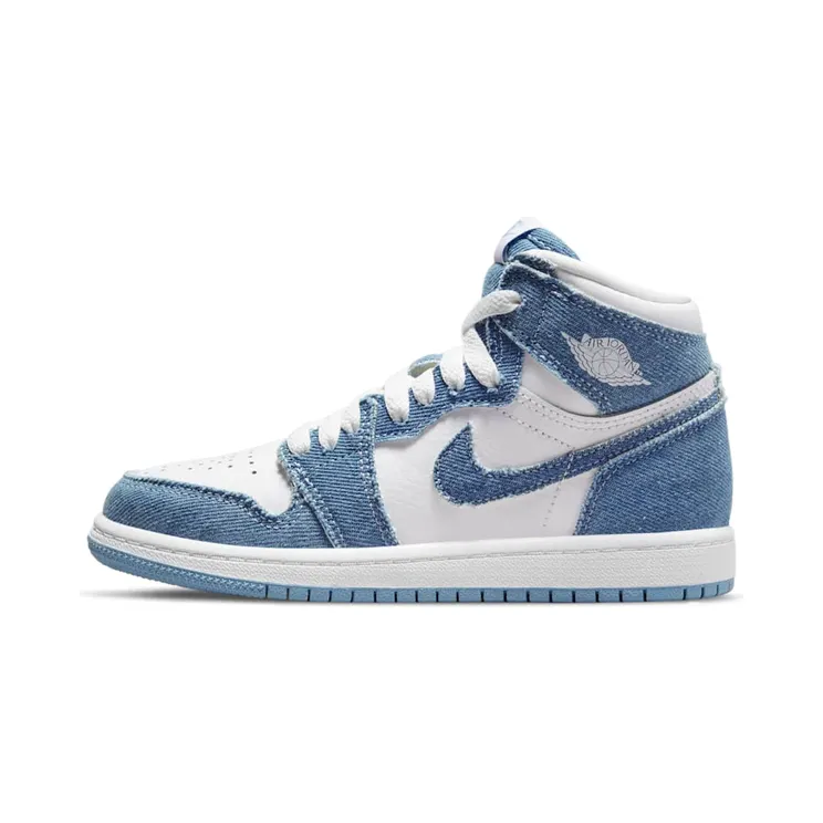 Air Jordan 1 High OG Denim (PS) “White / Chile Red / Boarder Blue” (CU0449-104)