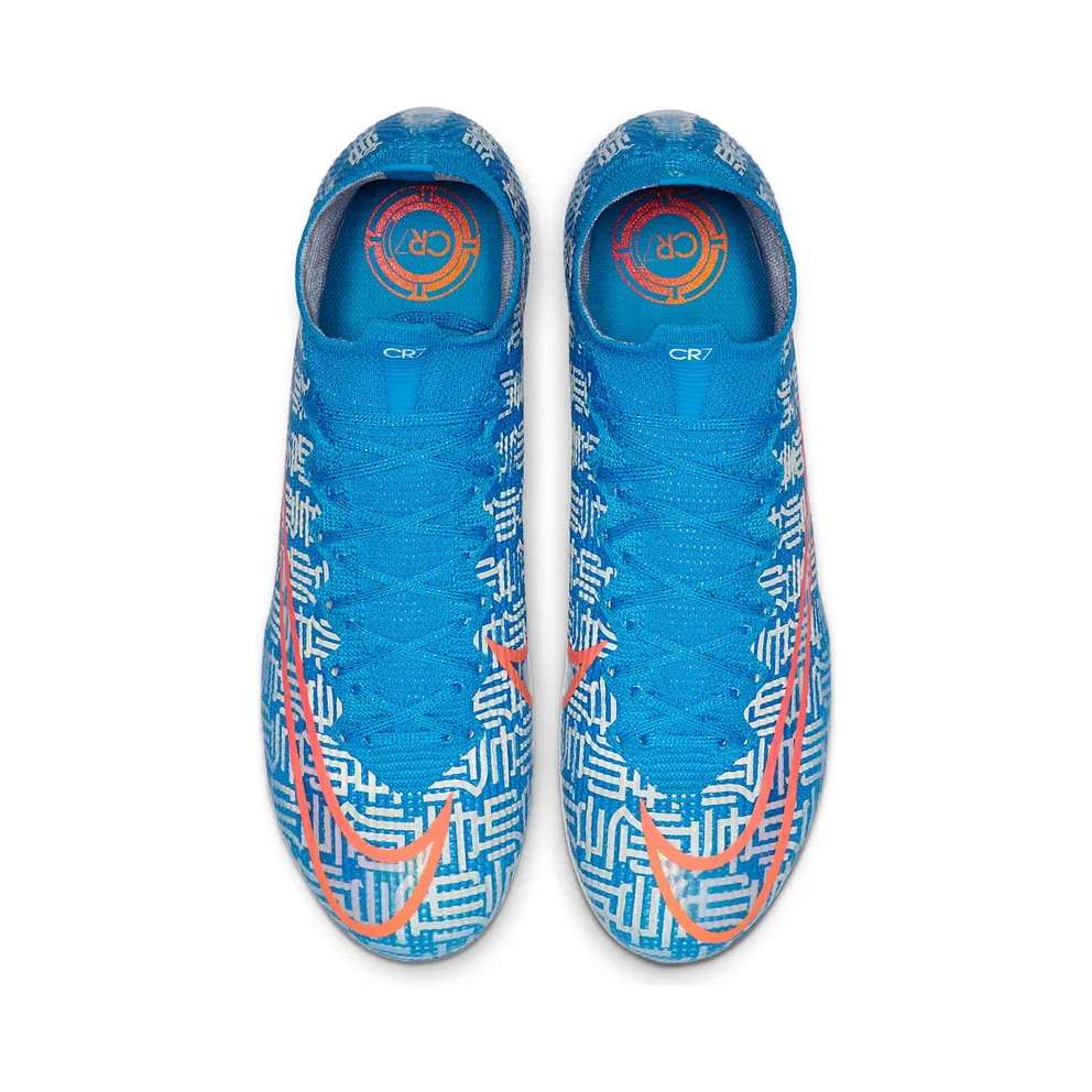 Nike Mercurial Superfly 7 Elite CR7 FG Blue Hero Total Orange Blue Hero/Total Orange-White-Solar Red (CQ4901-468)