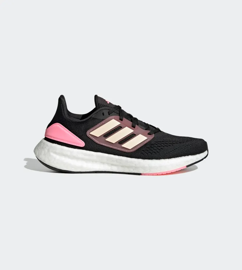 adidas Pureboost 22 Core Black / Bliss Orange / Pink Strata (HQ8581)