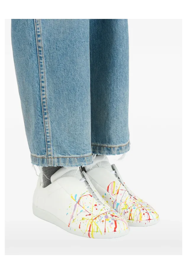 Maison Margiela Future Paint-splatter “White/Multicolour” (P7798 S57WS0554 H2141) (3)