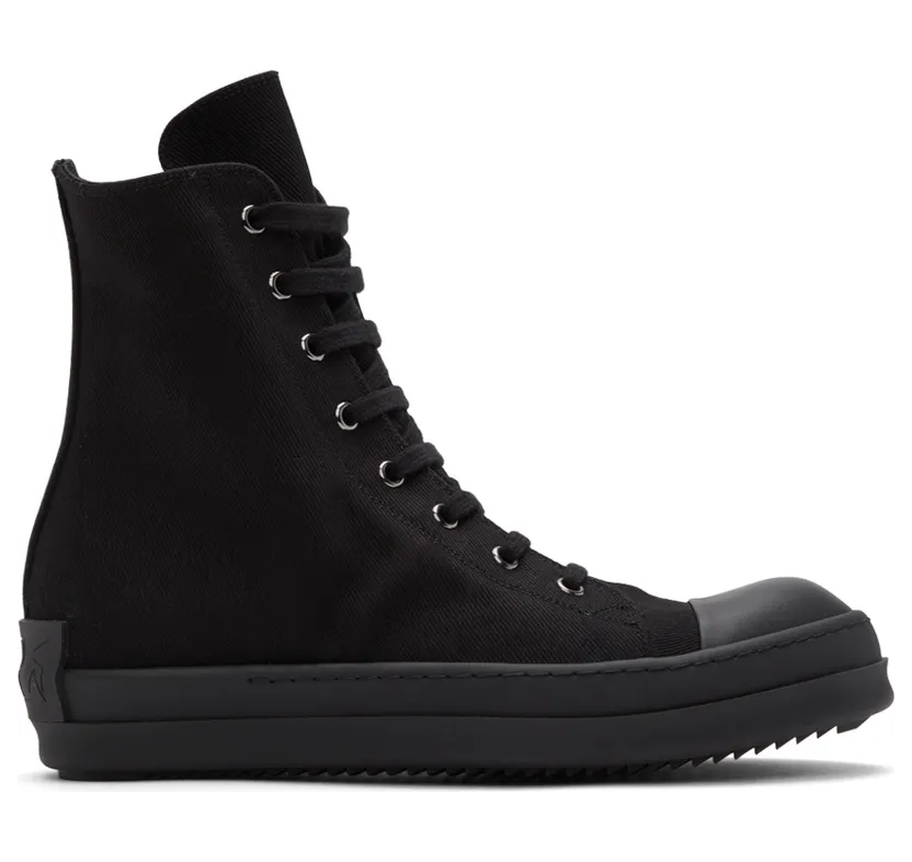 Rick Owens Drkshdw Orange High-Top Sneakers (DU01B7800 DMEH1)