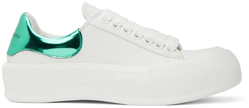 Alexander McQueen White & Pink Oversized (716636WICEL)