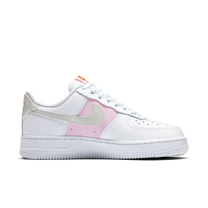 Nike Air Force 1 ’07 SE Premium ‘White Pink Foam’ White/Pink Foam/Total Orange (CZ0369-100)