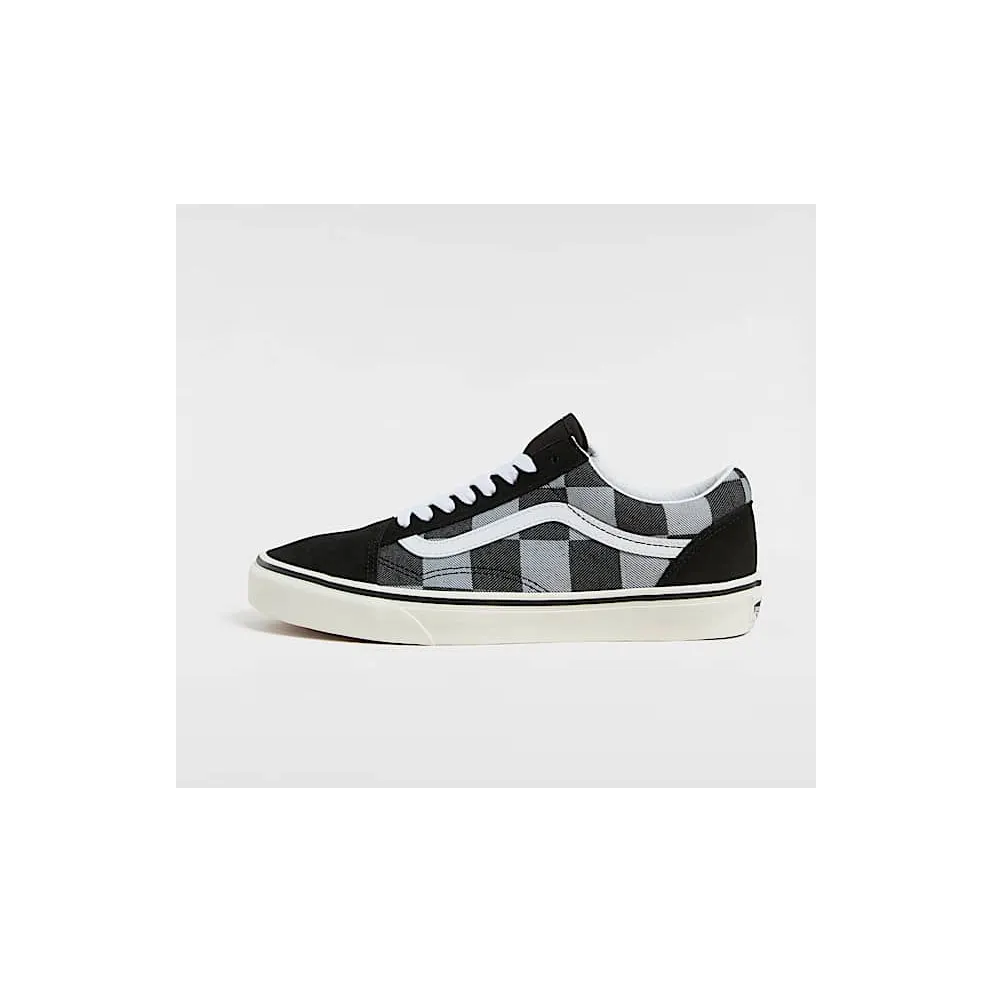 Vans Old Skool Black Oversize Checkerboard (VN000D5NBMA)