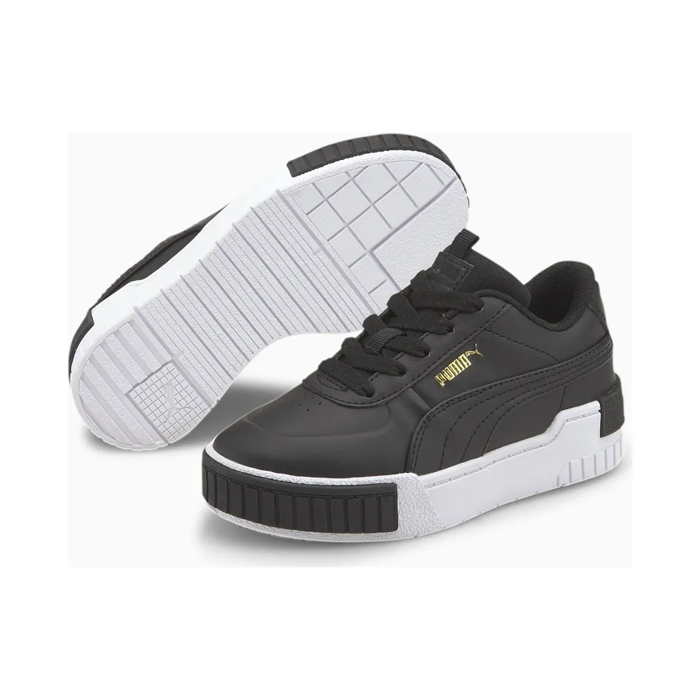 Puma Cali Sports Kids White/Black (374187-02)