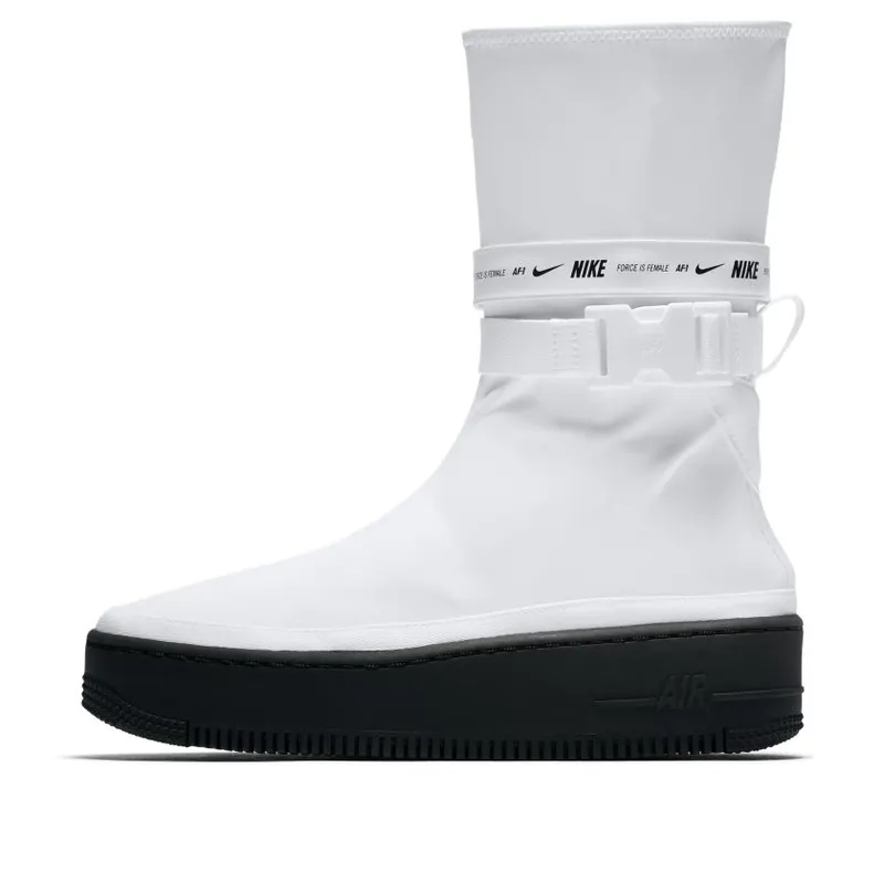 Nike Air Force 1 Sage High White (W) White/White-Black (AQ2771-100)