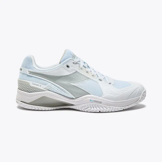Diadora Blushield Torneo – “White Silver” (101.181466_C6103)