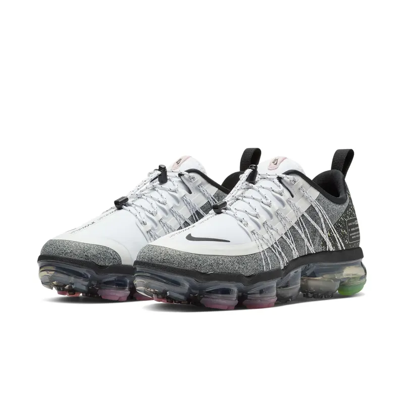 Nike Air VaporMax Run Utility White Black (W) White/Lime Blast-Pink Foam-Black (AQ8811-101)