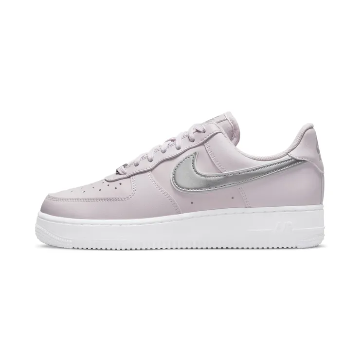 Nike Air Force 1 Low Light Lilac Silver (W) “Venice / White / Metallic Silver” (DD1523-500)
