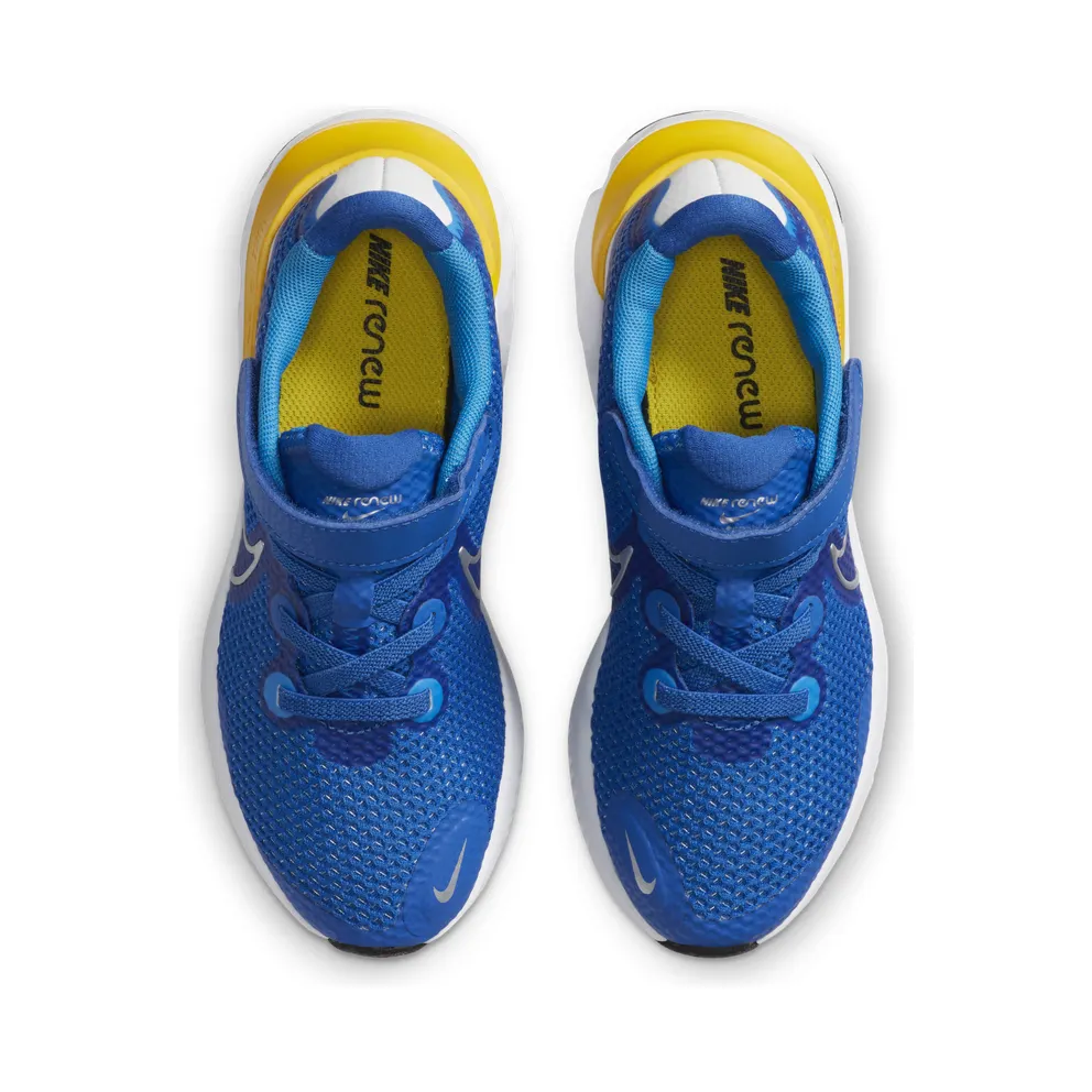 Nike Renew Run “Game Royal / Photo Blue / Black / Metallic Silver” (CT1436-408)