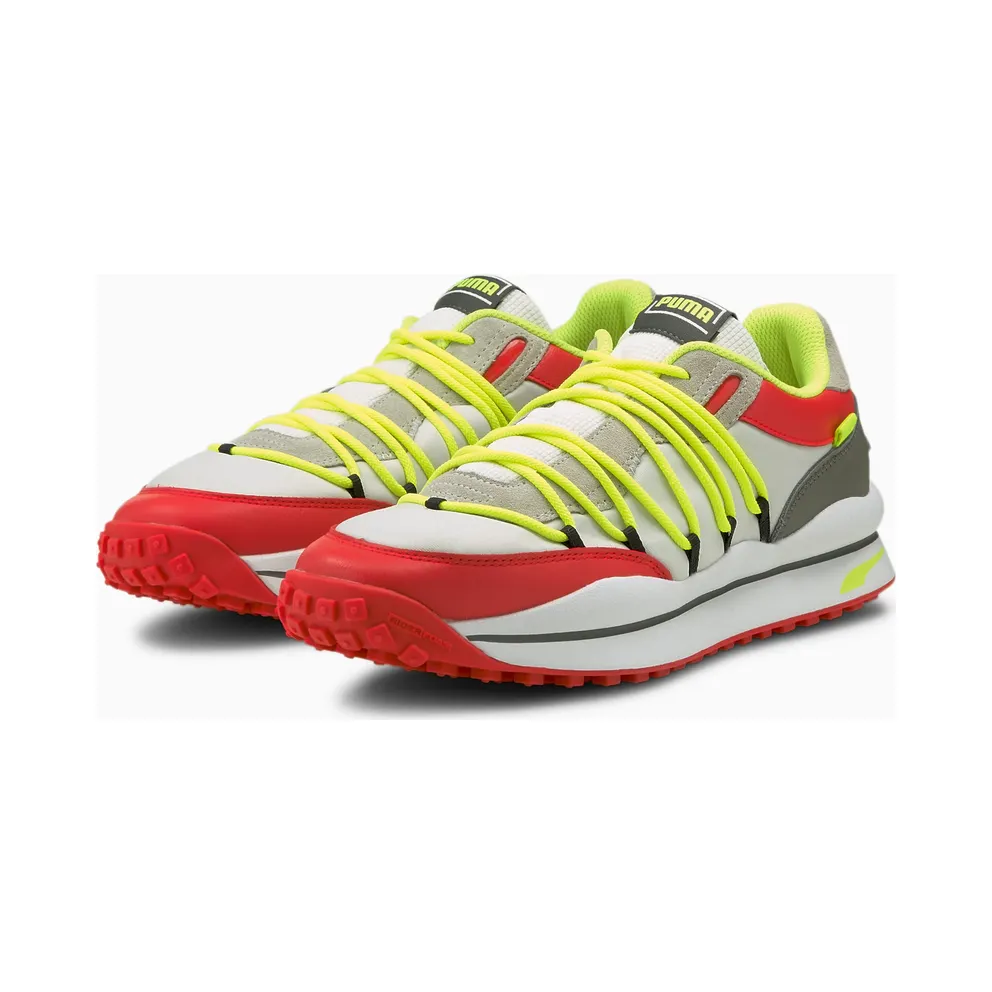 Puma Lace Rider Retro White/Red (380575-02)