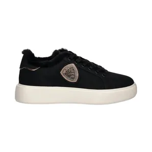 Blauer Venus mit Faux-Fur-Besatz “Black” (F5VENUS05)