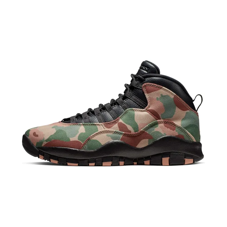 Air Jordan 10 Retro ‘Desert Camo’ Black/Clay (310805-200)