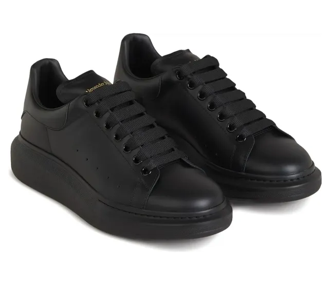 Alexander Mcqueen Oversize Leather “Black” (553680 WWAAN 1002) (3)