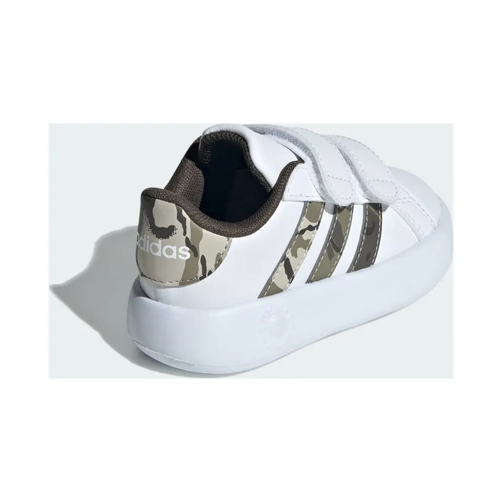 adidas Grand Court 2.0 Cloud White / Olive Strata / Putty Grey (IE2750)