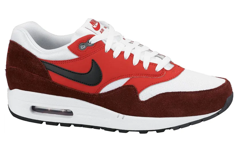 Nike Air Max 1 White Black University Red